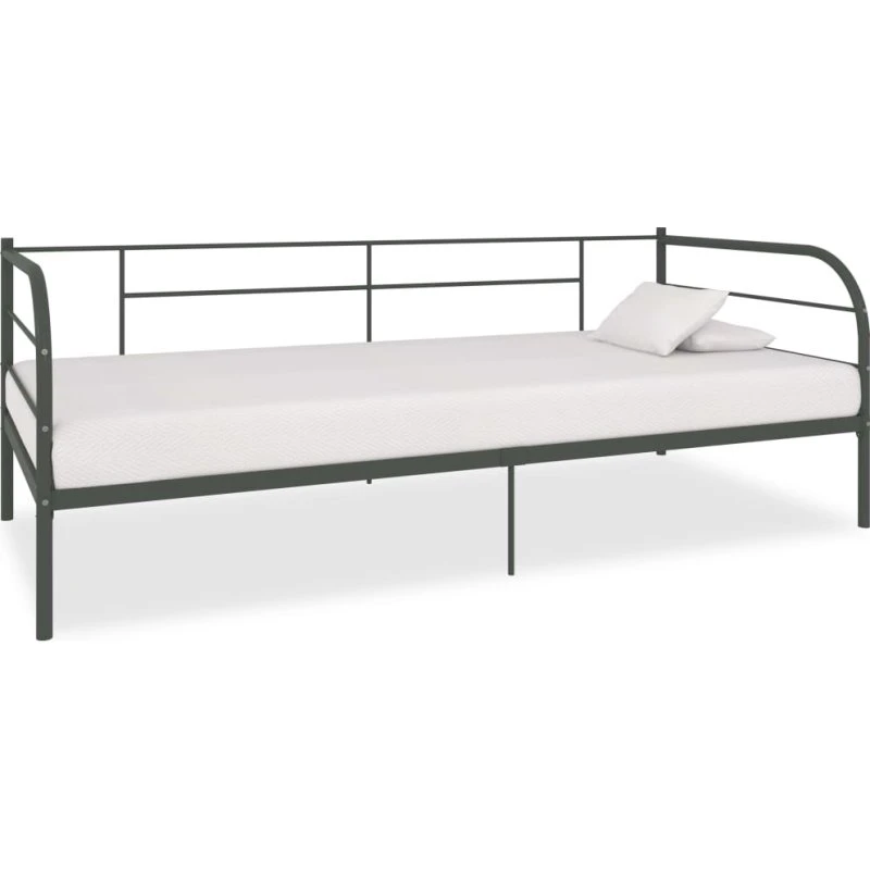 Stel til daybed 90x200 cm metal - grå