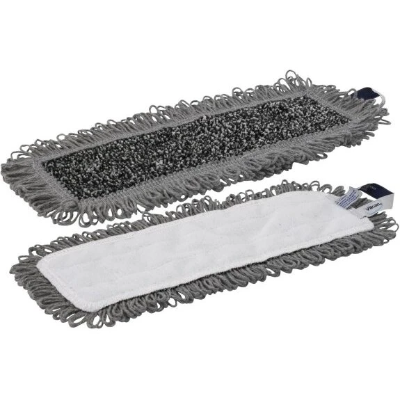 Vikan Wet Scrub moppe 40 cm, velcro (grå)