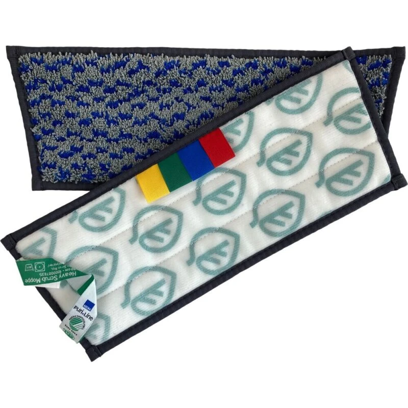 Abena Puri-Line Heavy Scrub skrubbemoppe 30 cm, grå (5 stk)