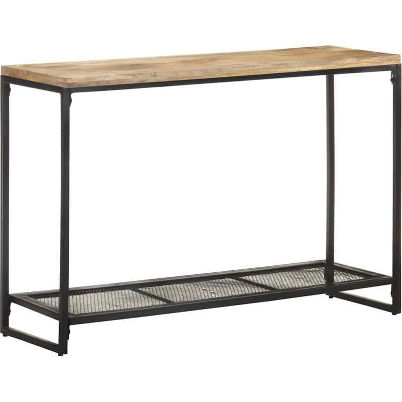 Konsolbord i massivt mangotræ 110x35x75 cm