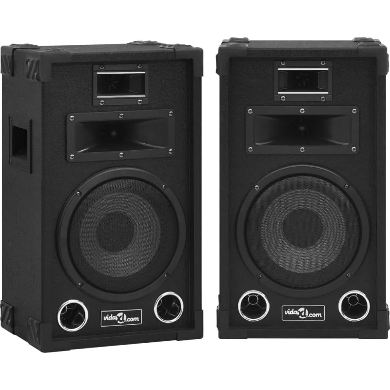 Professionelle passive hi-fi scenehøjttalere 2x800W – sort