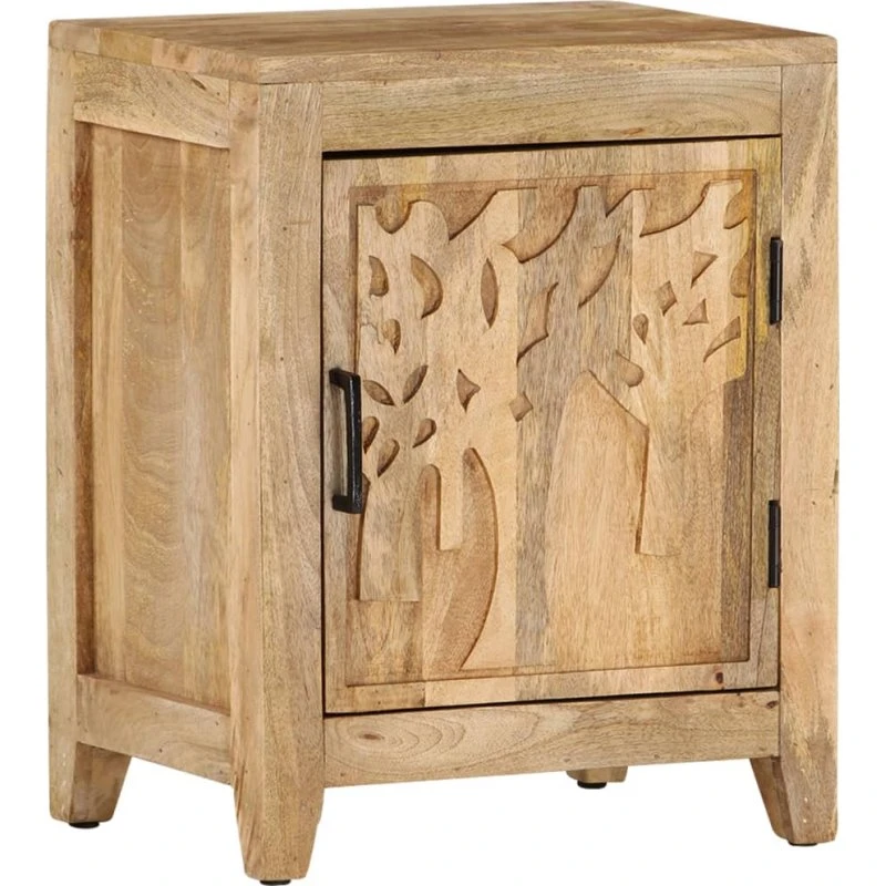 Sengeskab i massivt mangotræ 40x30x50 cm