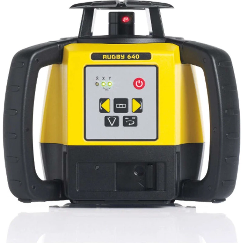 LEICA Rugby 640 rotationslaser med Rod Eye 120