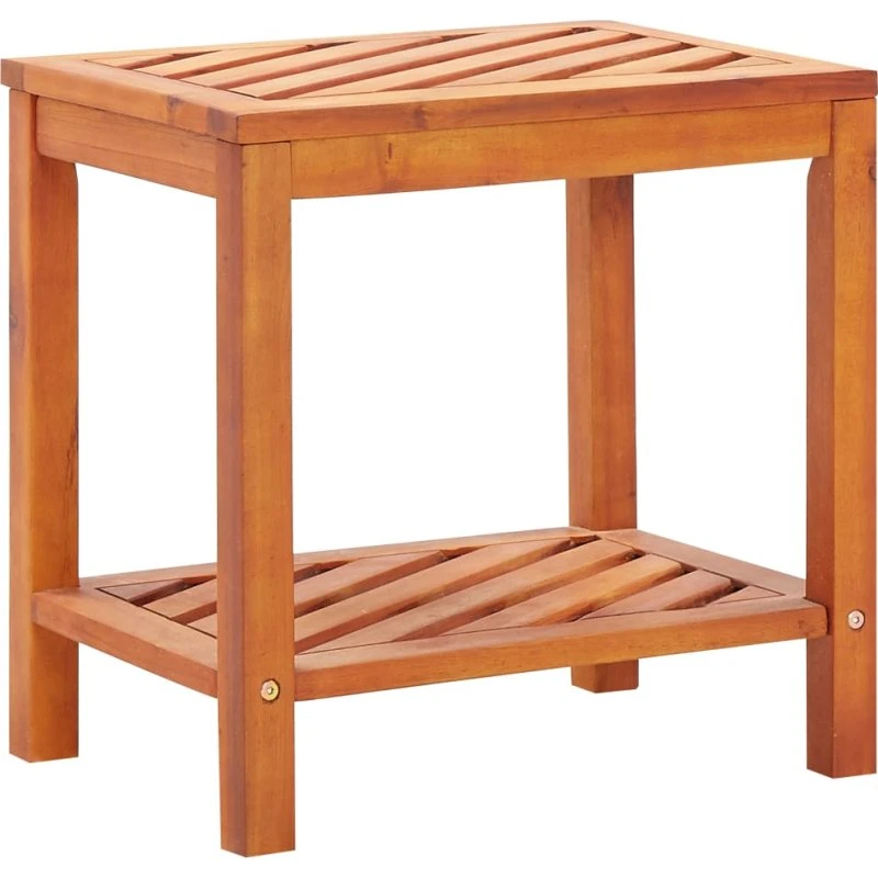 Sidebord i massivt akacietræ 45x33x45 cm