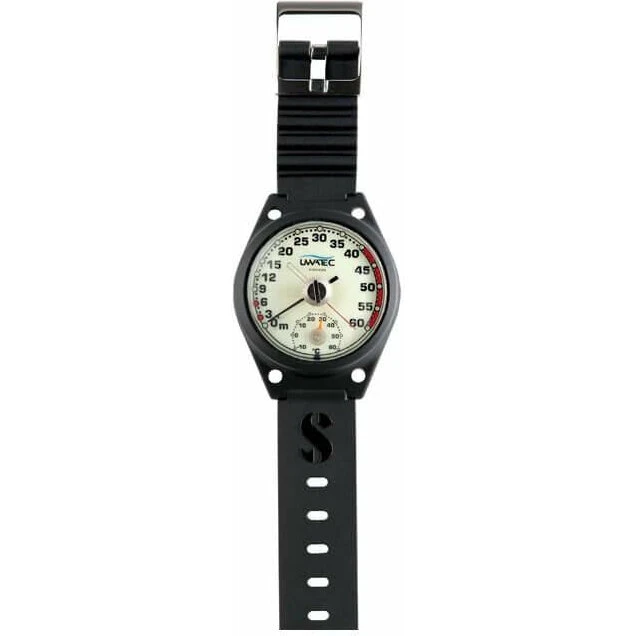 Scubapro Analog dybdemåler 0–80 m med termometer