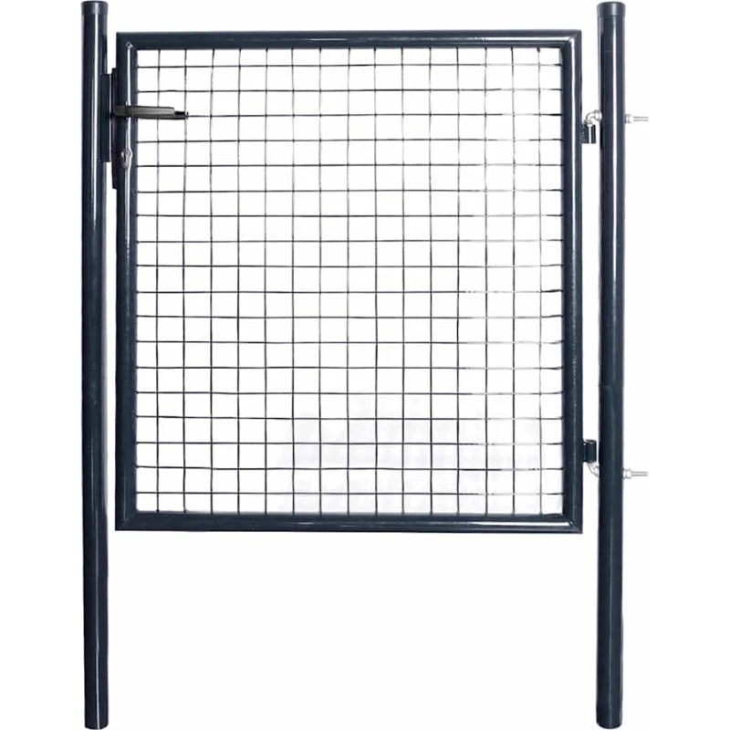 Havelåge 100x100 cm galvaniseret stål – antracit
