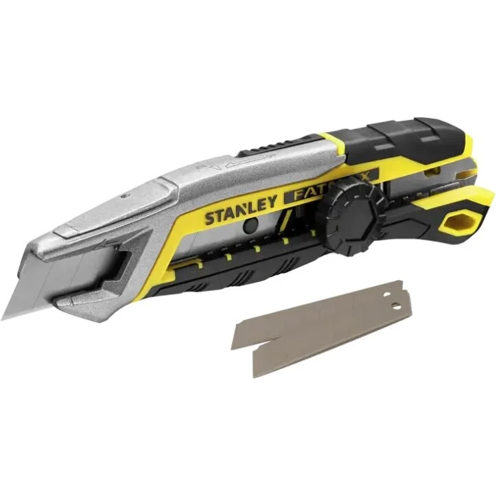 Stanley FatMax kniv 18 mm, knækblad m. hjul- og skruelås