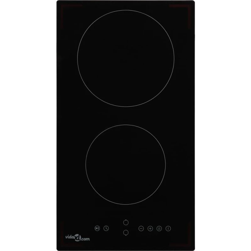 Keramisk 2-brænder kogeplade Touch Control 3000W