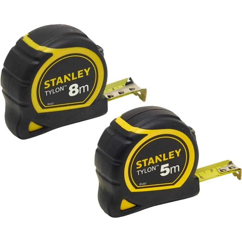 Stanley STHT0-74260 Tylon målebånd 5 m + 8 m - Promopack