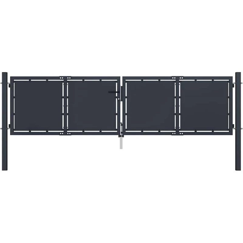 Havelåge i stål 300x100 cm - Antracit