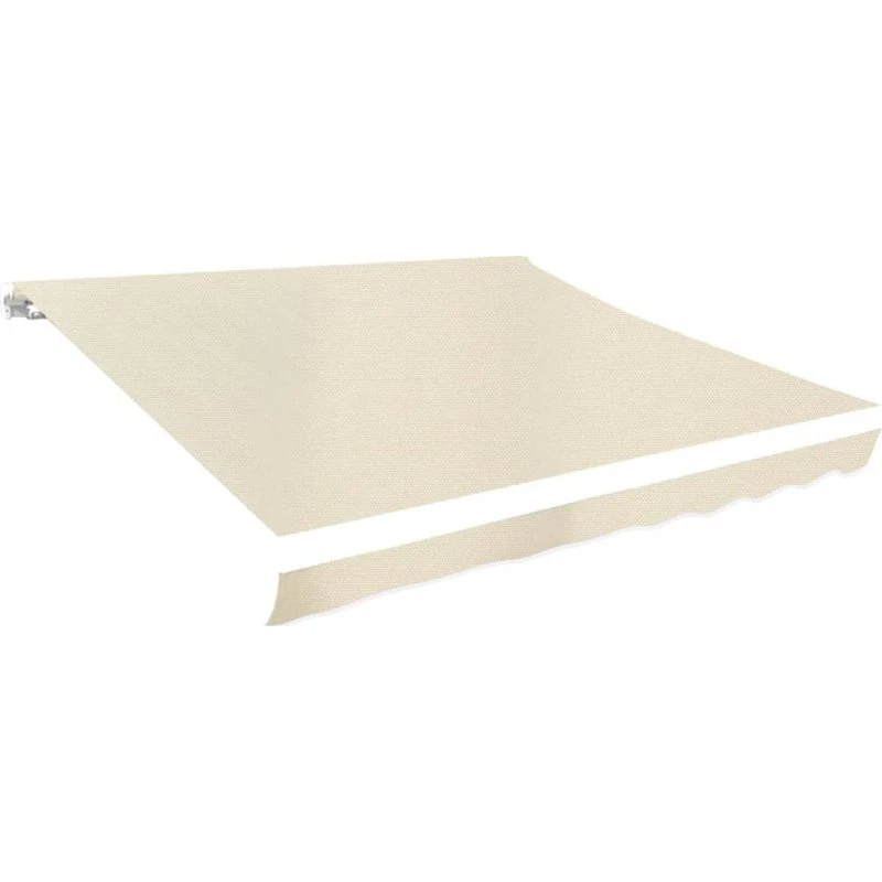 Markisedug 3×2,5 m creme – UV-resistent polyester