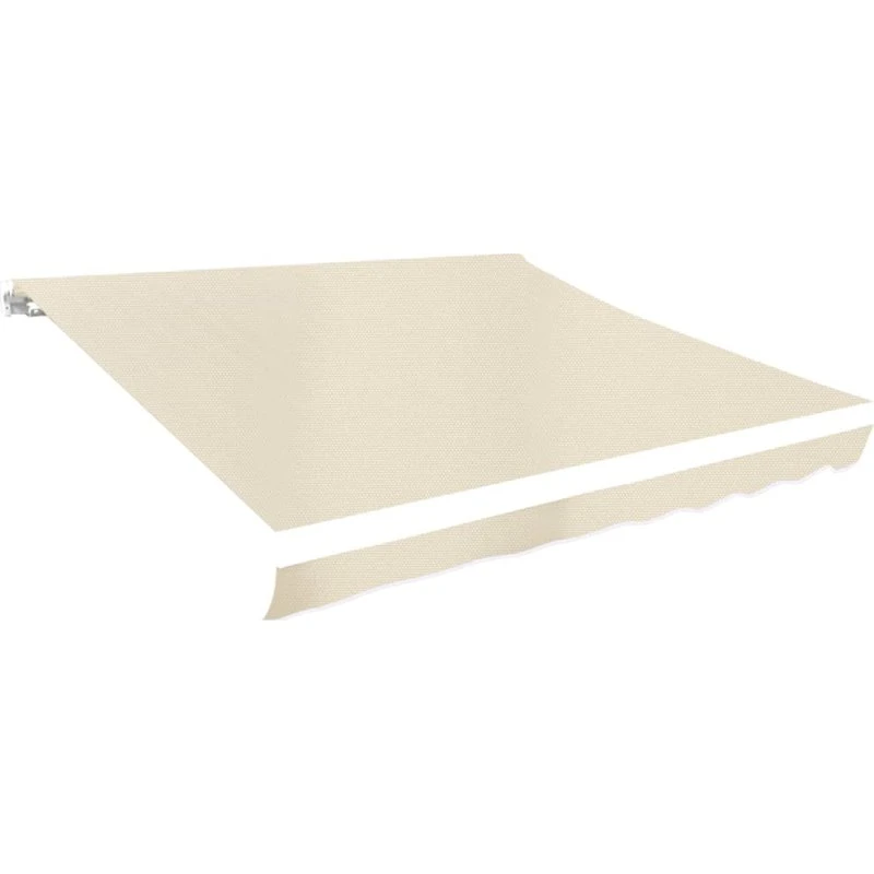 Markisedug 6x3 m creme — UV-resistent (stel ikke inkl.)