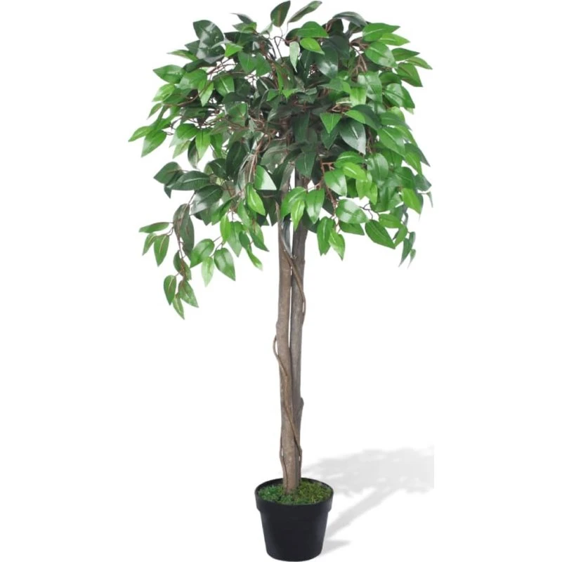 Kunstig Ficus 110 cm med potte – realistisk og vedligeholdelsesfri
