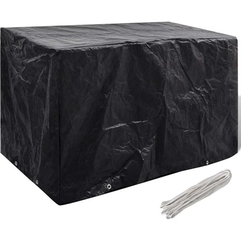 Havemøbelovertræk 140x70x90 cm – 8 snørehuller