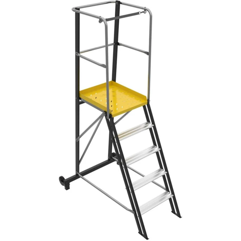 WIBE WAP+ TMR arbejdsplatform, stål/aluminium 490x600 mm