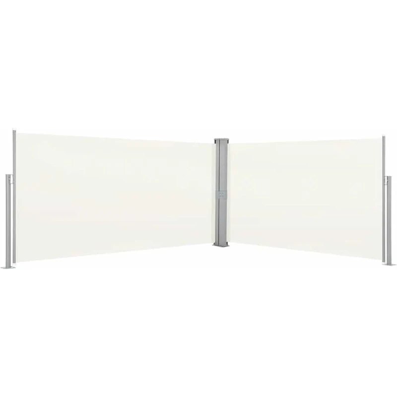 Sammenrullelig læskærm 160 x 600 cm – creme