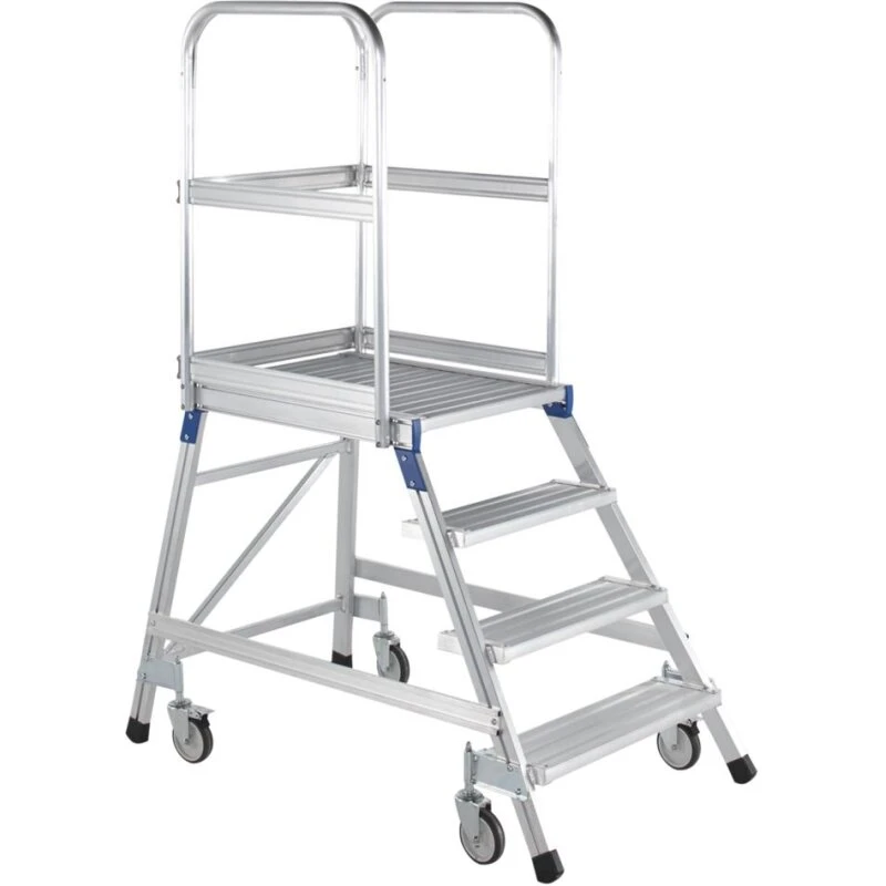 Zarges Arbejdsplatform m/letmetaltrin 3 trin 600×800