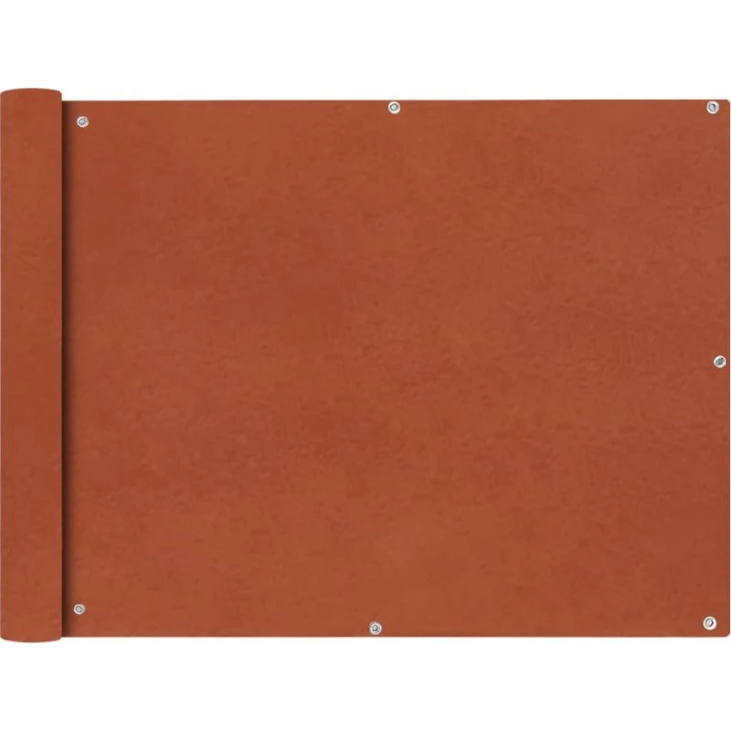 Balkonafskærmning i PU-belagt Oxford 90x400 cm - Terracotta
