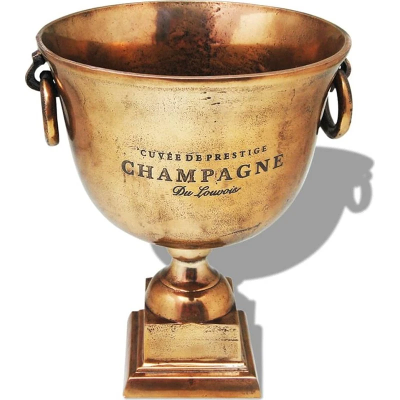 Trofépokal champagnekøler i kobber, brun