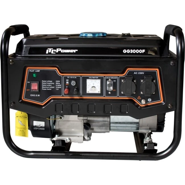 ITC GG3000F benzingenerator 2,8 kW, 230 V, 15 L