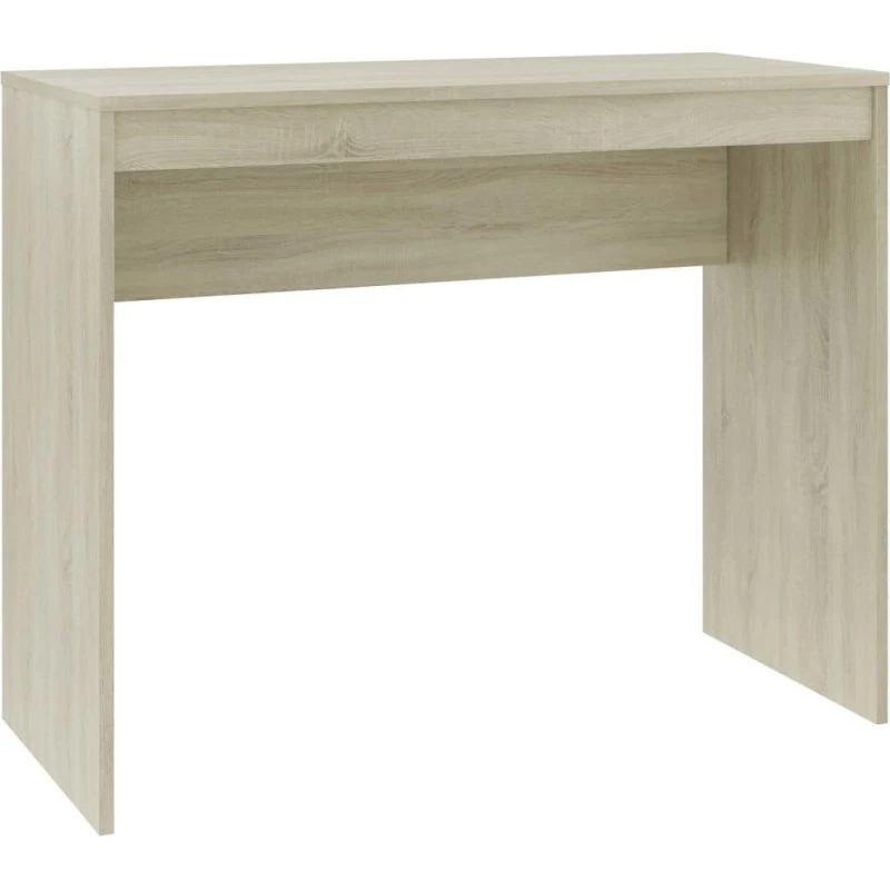 Skrivebord 90x40x72 cm i sonoma-eg (konstrueret træ)