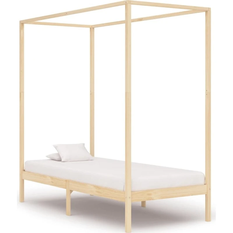 Himmelseng stel 100x200 cm i massivt fyrretræ