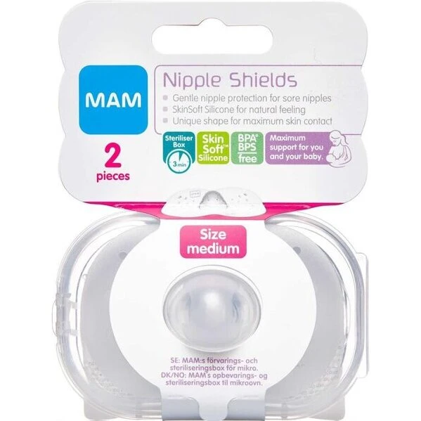 MAM Nipple Shields Str. M (2 stk)