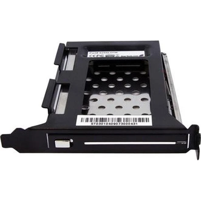 StarTech S25SLOTR 2,5" SATA flytbar harddiskholder - sort