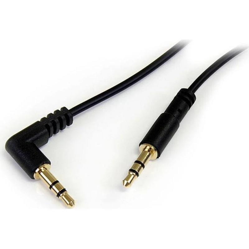 StarTech Slim 3,5 mm Aux-kabel 30 cm (vinkelstik)