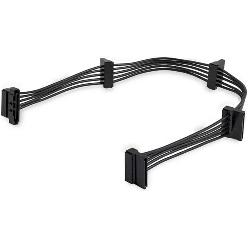 StarTech 4x SATA strøm-splitter kabel 40 cm – sort