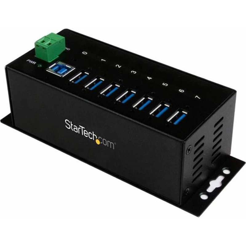 StarTech 7-port USB 3.0 Industrihub (Metal, DIN/væg)