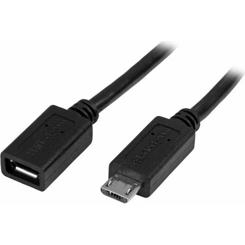 StarTech Micro-USB forlængerkabel 50 cm – sort