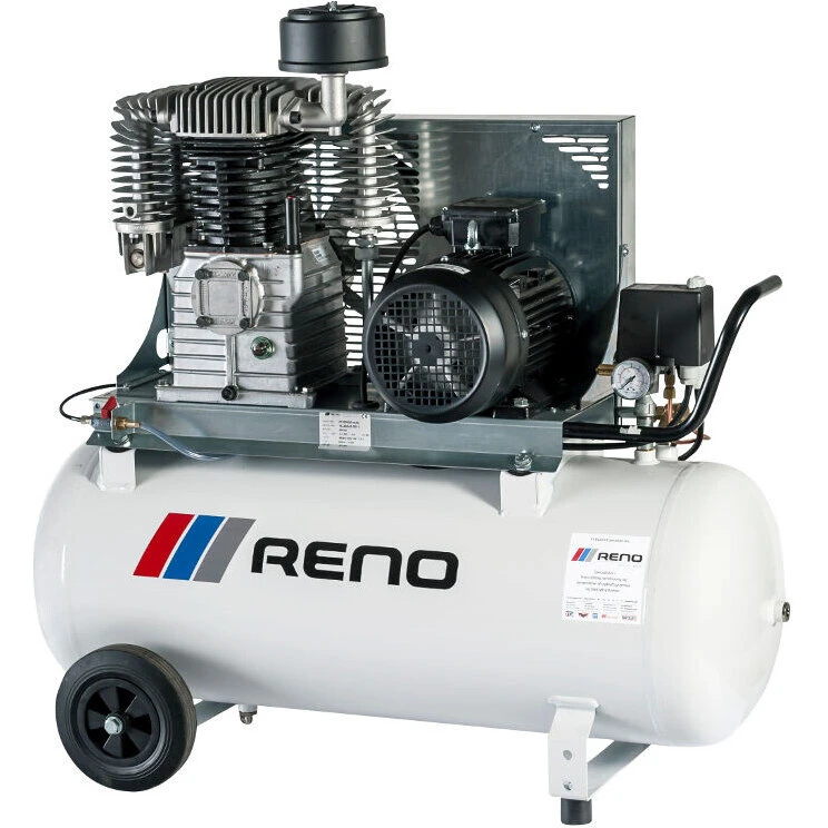 Reno 500/90 trefaset stempelkompressor 90 L