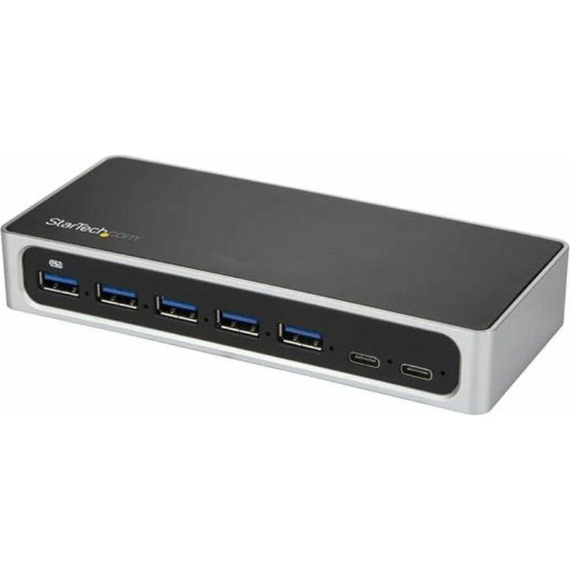 StarTech 7-port USB-C Hub – 5x USB-A & 2x USB-C (Sølv)