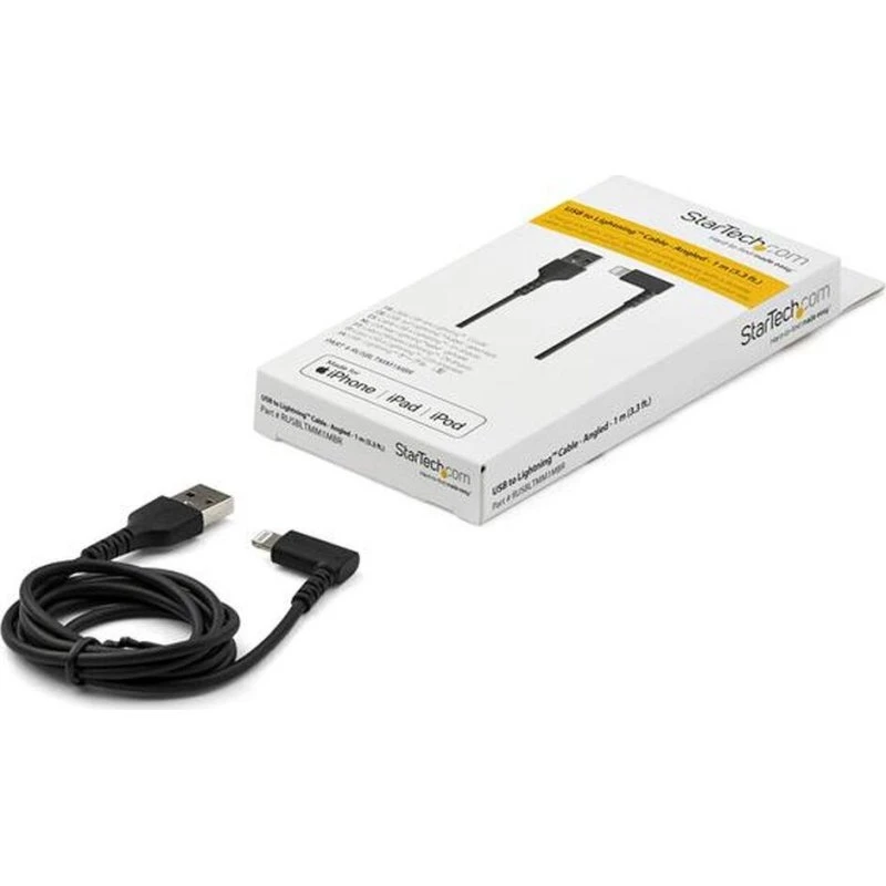 StarTech 1 m USB-A til Lightning 90° MFi - Robust