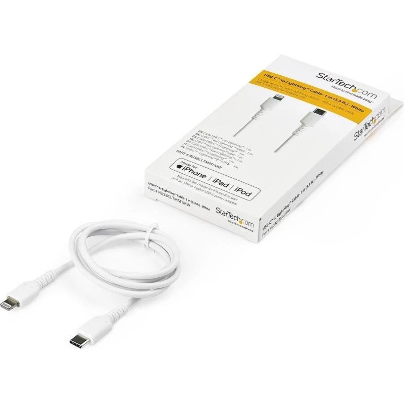 StarTech USB-C til Lightning kabel MFi 1 m - Hvid