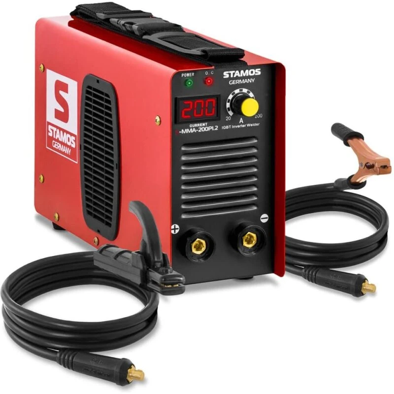 Stamos Germany S-MMA-200PI.2 MMA-svejsemaskine 200A 230V (IGBT Hot Start)