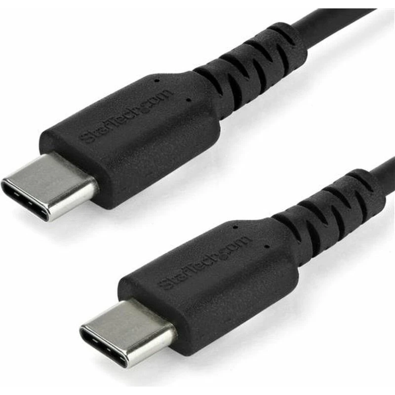 StarTech 2 m USB-C kabel 60W, Aramid TPE – Sort