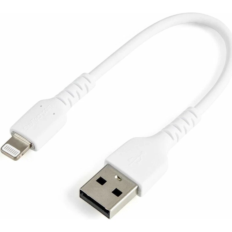 StarTech USB A til Lightning kabel 15 cm – hvid