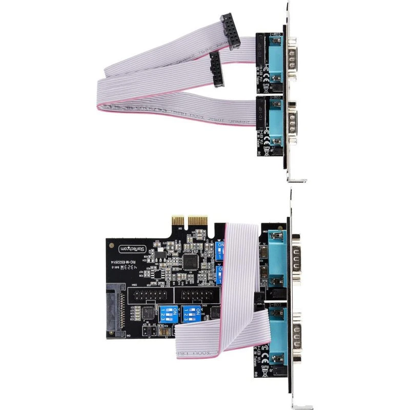 StarTech PCIe seriel controllerkort PS74ADF – RS-232/422/485