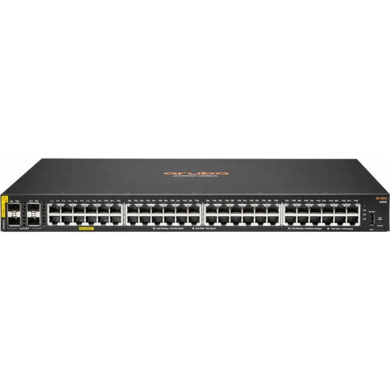 HPE Aruba CX 6000 48G PoE+ 4SFP 370W (1U)