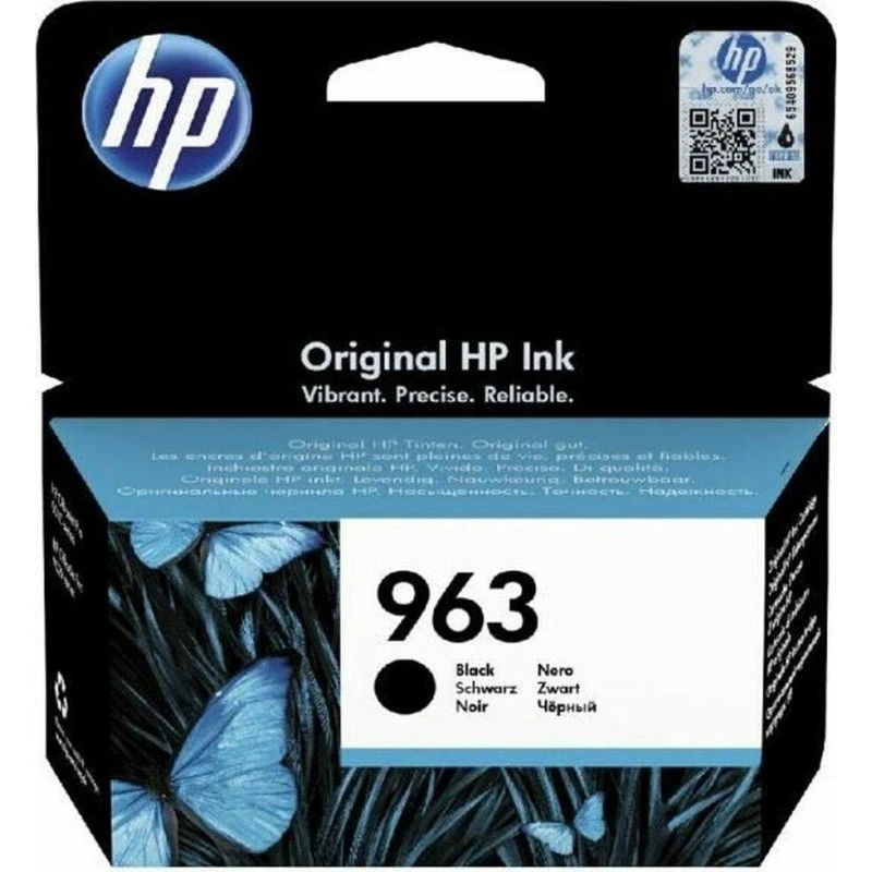 HP 963 Original blækpatron - Sort (3JA26AE, 24.09 ml)