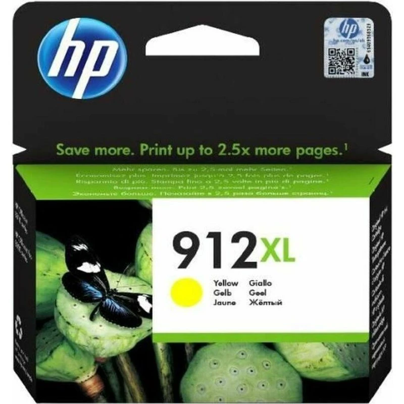 HP 912XL gul blækpatron – høj kapacitet (8,5 ml)