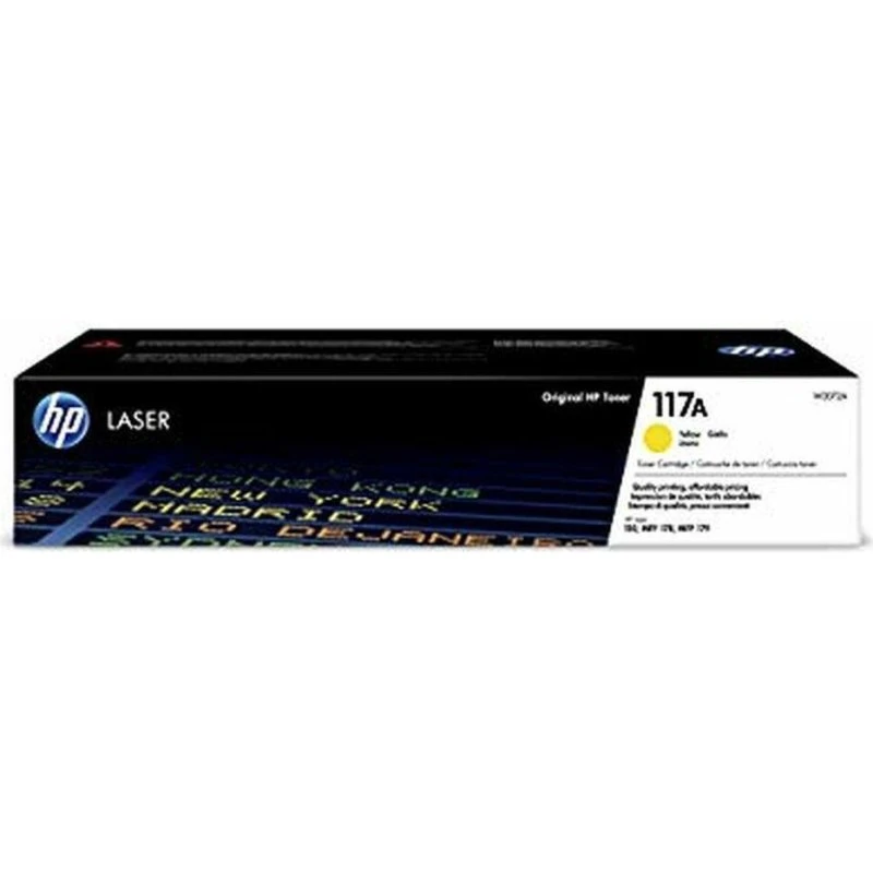 HP 117A (W2072A) Gul toner 700 sider – Original