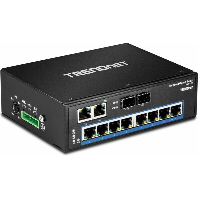 TRENDnet TI-G102 10-port Industriel Gigabit Switch