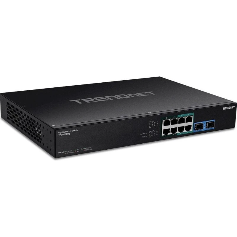 TRENDnet TPE-BG102G 10-port Gigabit PoE++ switch (240W)
