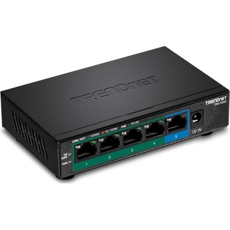 TRENDnet TPE-TG52 5-ports Gigabit PoE+ switch (32W)
