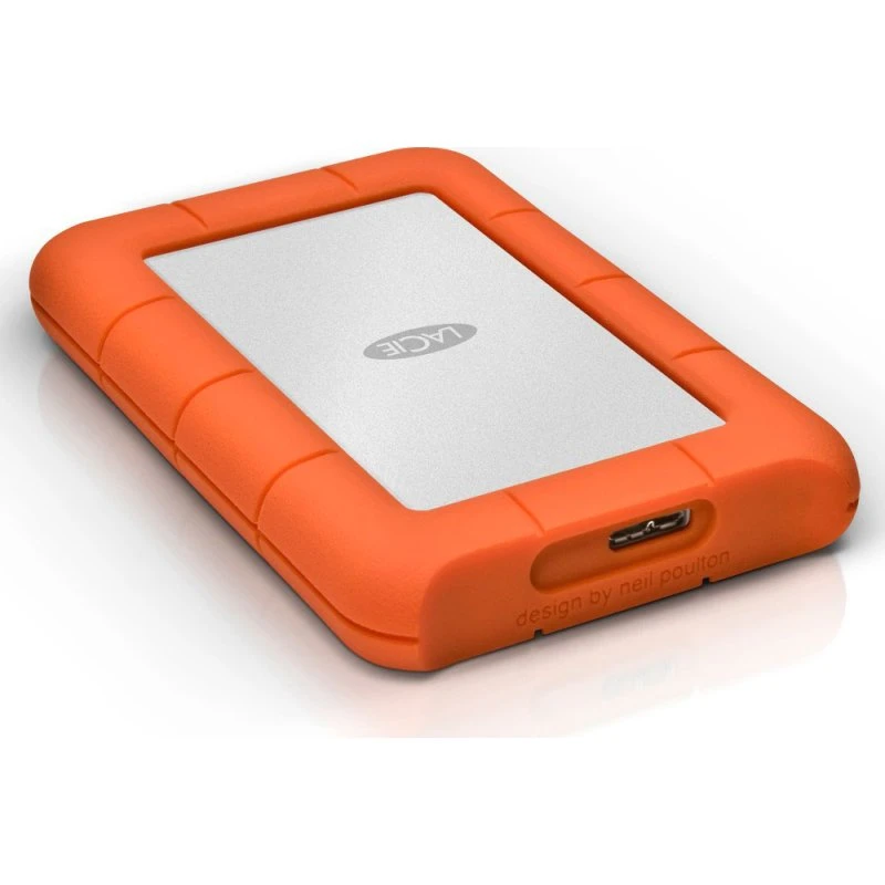 LaCie Rugged Mini 2TB — Ekstern USB 3.0 harddisk
