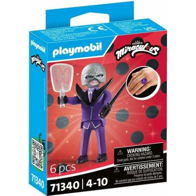 Playmobil Miraculous Hawk Moth - 6 dele