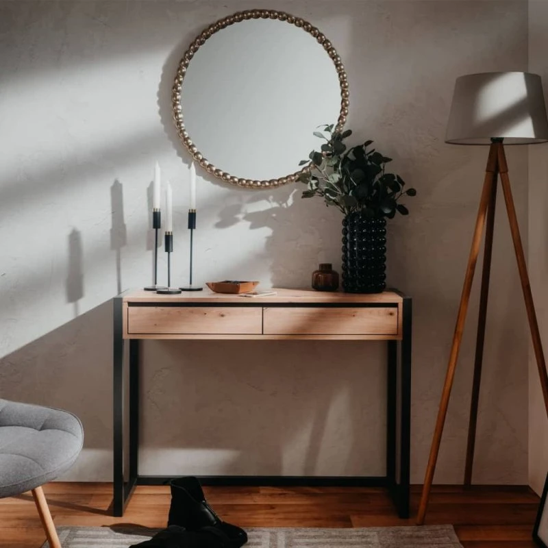 Finori Denver 44 konsolbord – egetræsfarvet/antracit